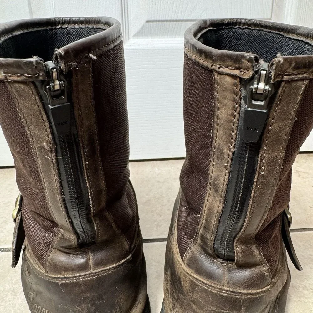 Danner Sharptail Men’s 11 EE 10” Rear-Zip Hunting Hiking Boots Waterproof Brown